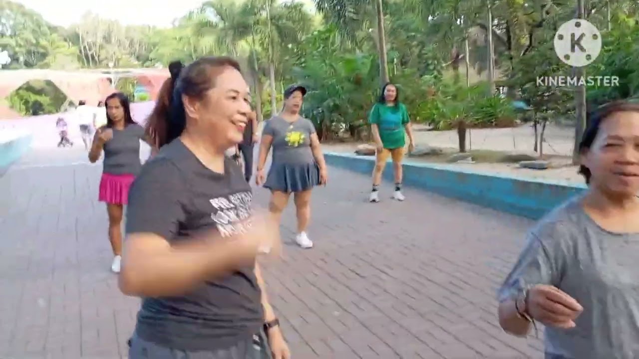 Let's do it morning exercise azl family Zumba dance workout 