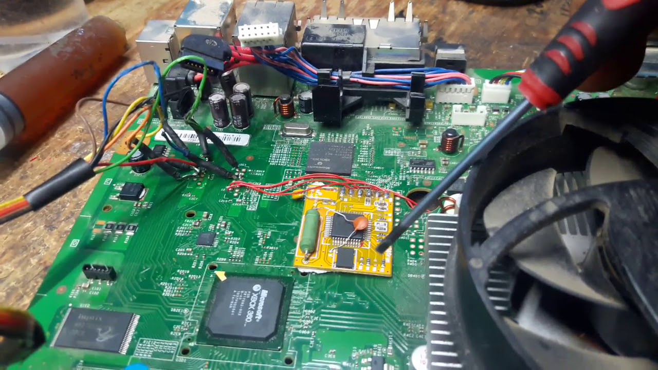 instalacion de chip rgh placa trinyti