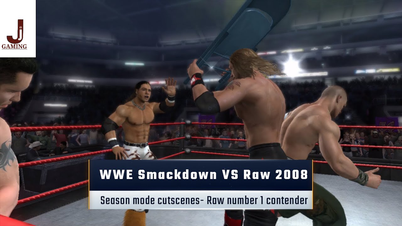 Режим сезона WWE Smackdown VS Raw 2008, сюжетные сцены Raw с претендентом на первое место