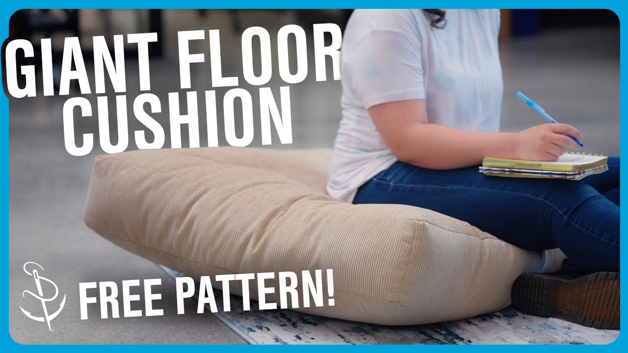 Giant Floor Cushion | Free Pattern!