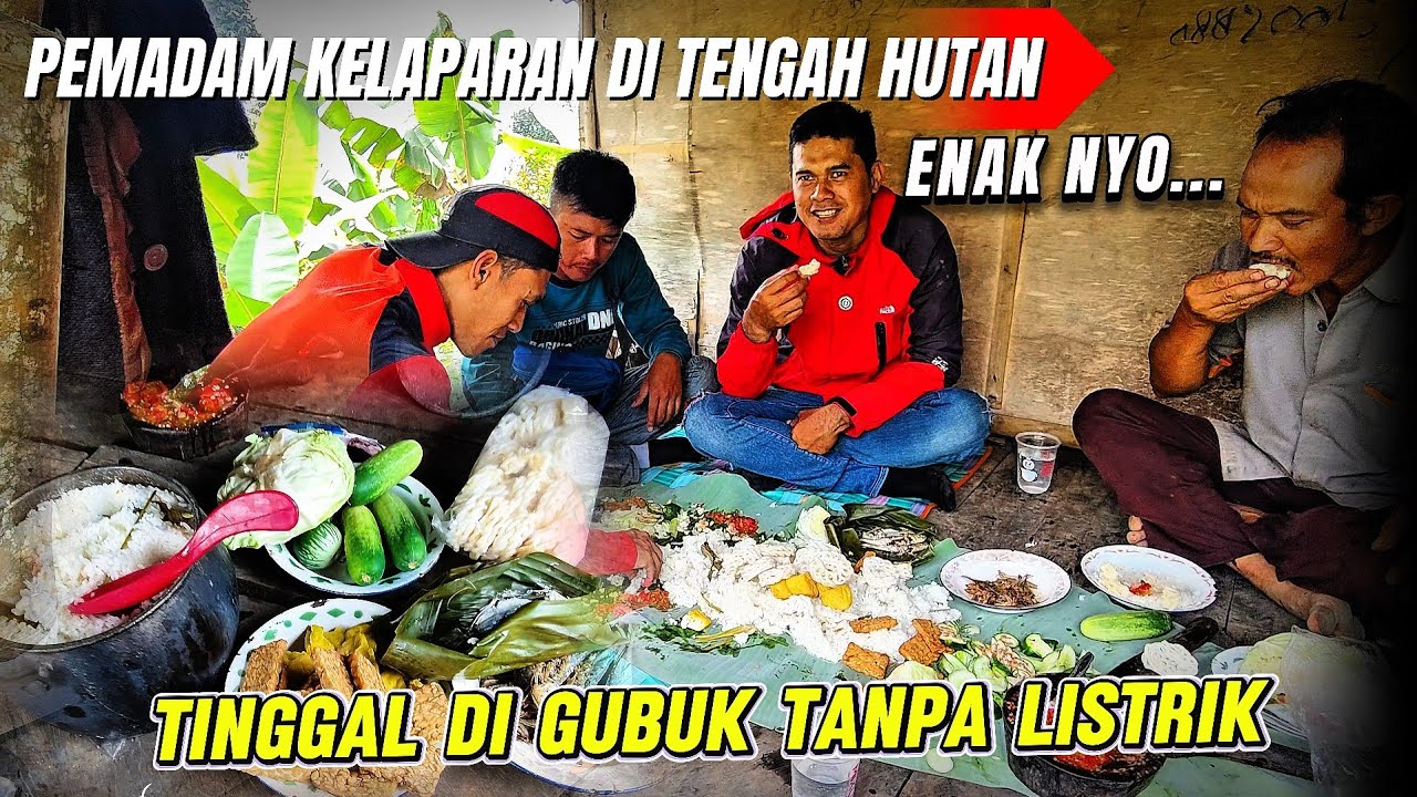 Pemadam Kelaparan Di Gubuk Reyot Tengah Hutan, Luar Biasa Nikmat nya Tiada Tara.