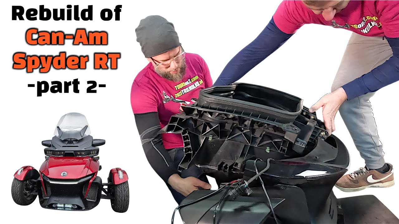 Poseidon Project Part 2: Rebuilding Can-Am Spyder RT to Perfection | CanAm upgrade MartinTheVlogger