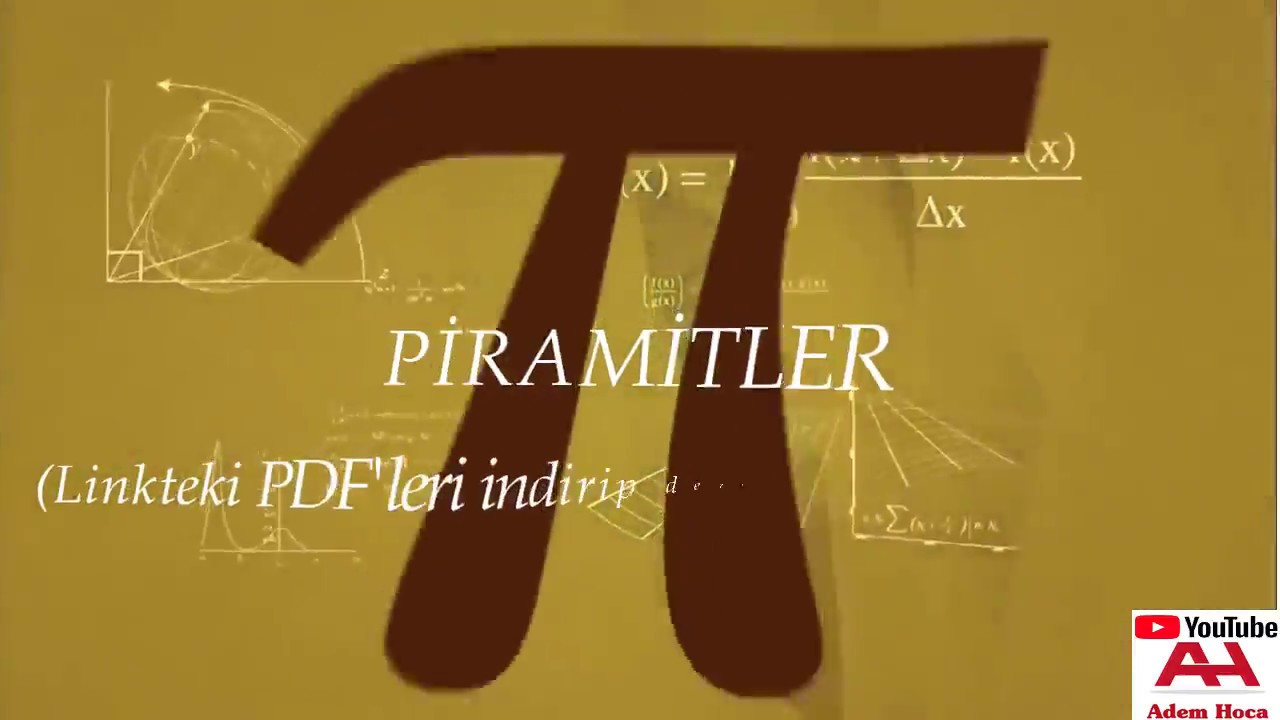 PİRAMİTLER (MISIR PİRAMİTLERİNİN SIRRI ÇÖZÜLÜYOR:)
