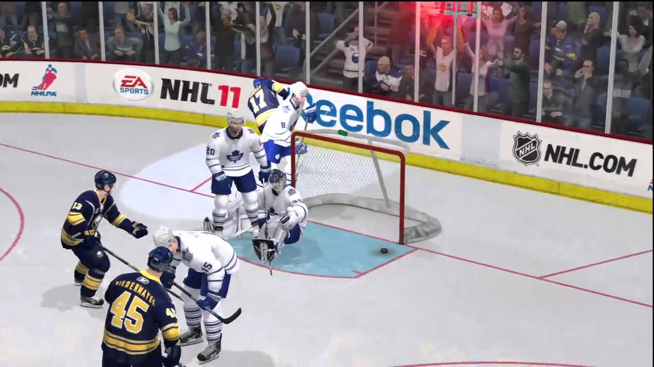 NHL 11 Gameplay (Buffalo vs Toronto @ Buffalo)