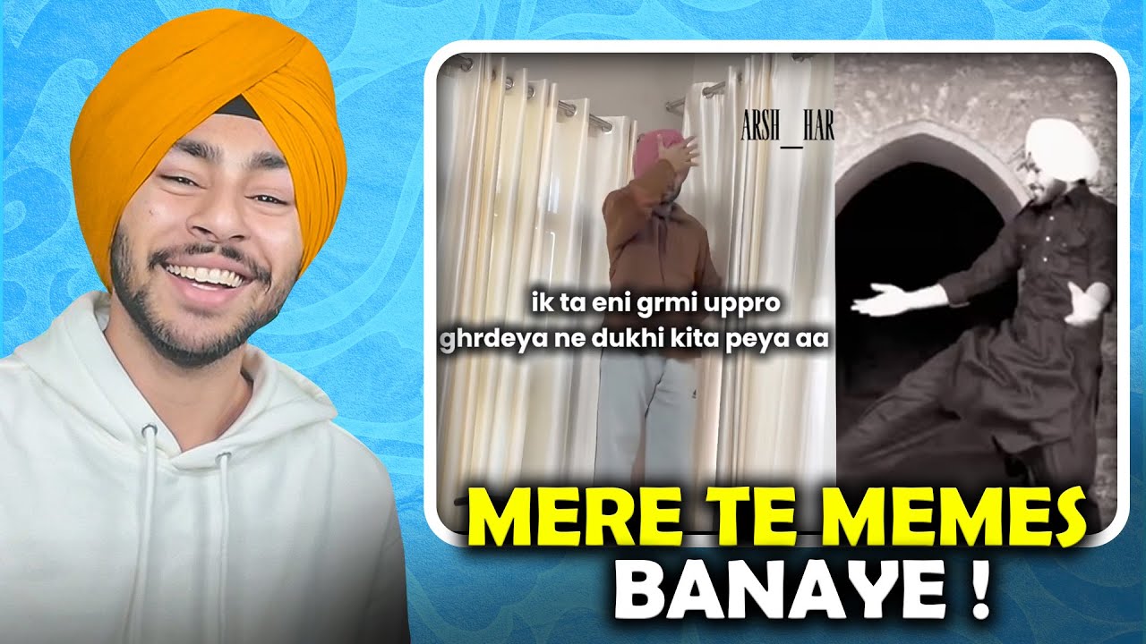 MERE TE FUNNY MEMES BANAYE🤣 MY REACTIONS ON MEMES ON ME😱 - HARSH JAGRAON