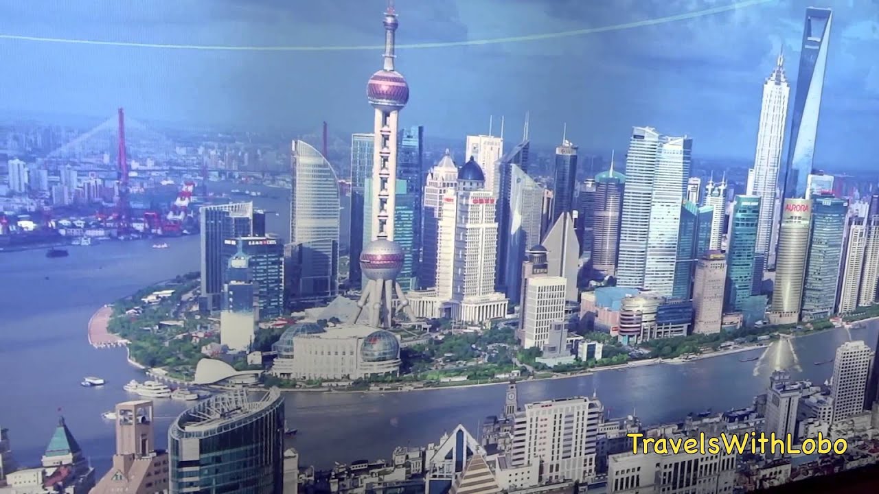 Shanghai - Pudong Skyscrapers - Jin Mao Tower - Bird's Eye View