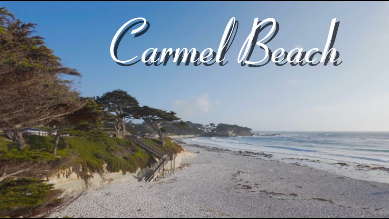 Carmel Beach Walk - Scenic Coastal Stroll in Carmel by the Sea, California - 4K 2025