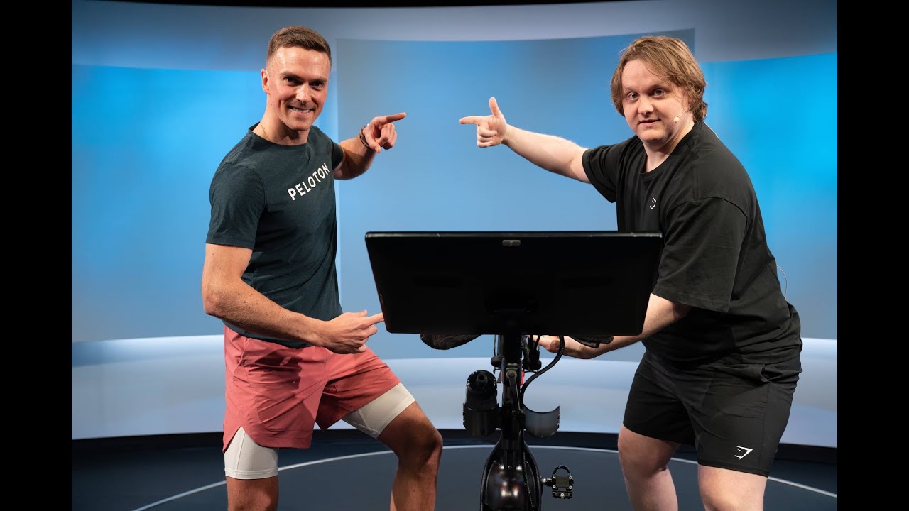 Lewis Capaldi Hypes Fans During A Peloton Cycling Class