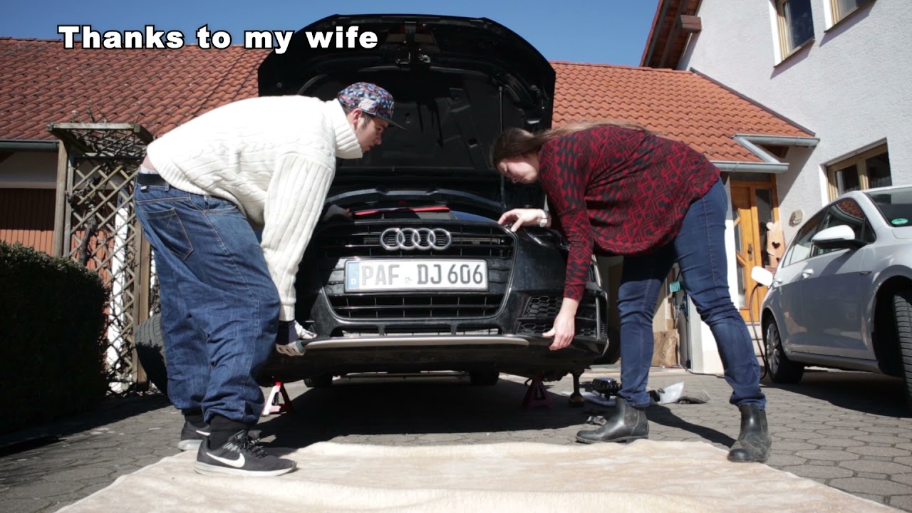 Audi B8 Kühlergrill Umbau