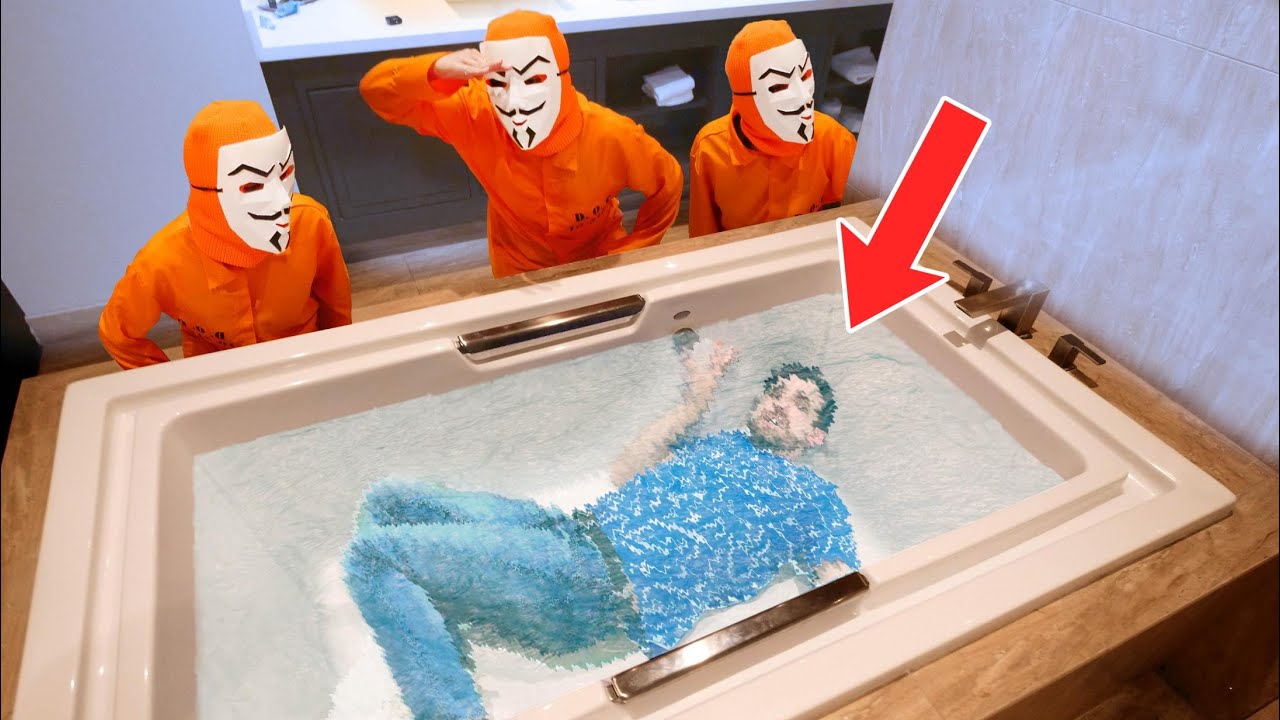 HACKERS TRAPPED ME in a HOTEL ROOM (Extreme HIDE AND SEEK)
