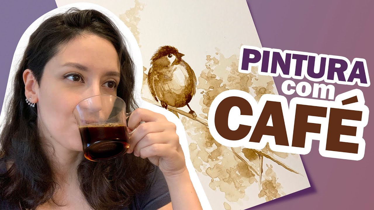 COMO PINTAR COM CAFÉ -  Café solúvel