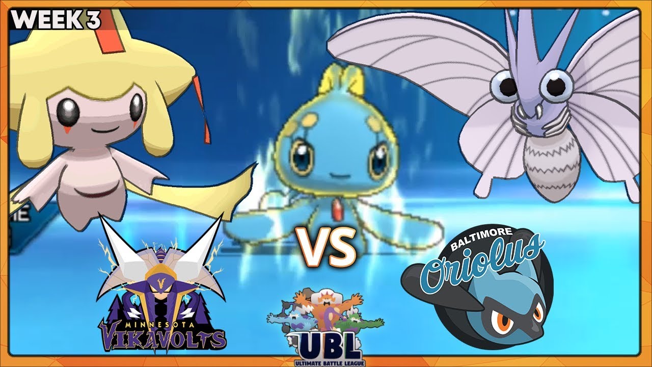 MAKE IT RAIN!! | Minnesota Vikavolts VS Baltimore Oriolus | UBL W3 | Pokemon Ultra Sun and Moon