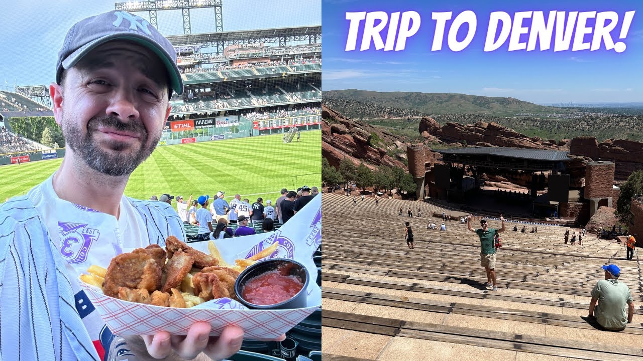 Trip to Denver! Coors Field, Trying Rocky Mountain Oysters, Taylor Cocktails, Mountains!