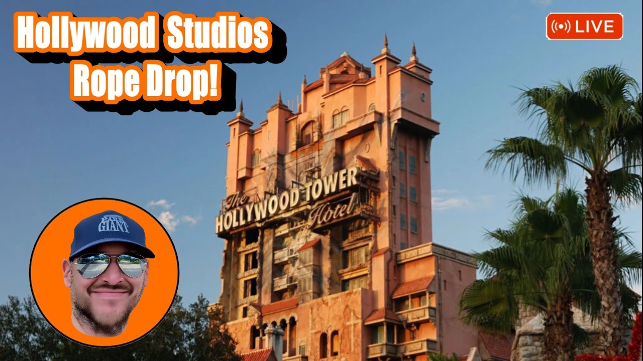 🔴LIVE The Best of Hollywood Studios | Tower of Terror & Star Wars: Rise of the Resistance!