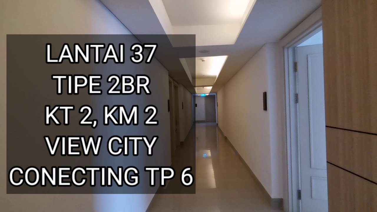 2,9M | Apartemen One Icon Residence Tipe 2BR Lantai 37
