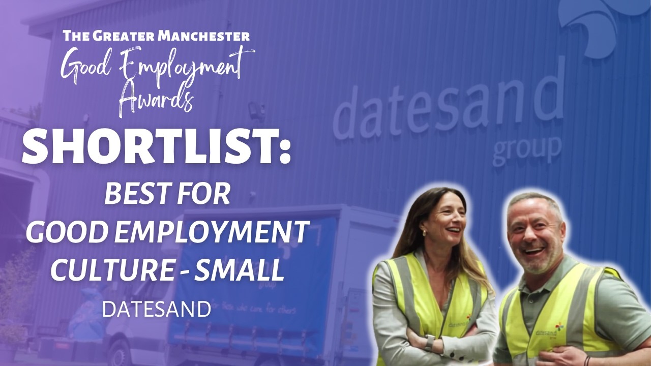 Shortlisted: Datesand | Best for Good Employment Culture (Small) &ndash; Good Employment Awards 2026