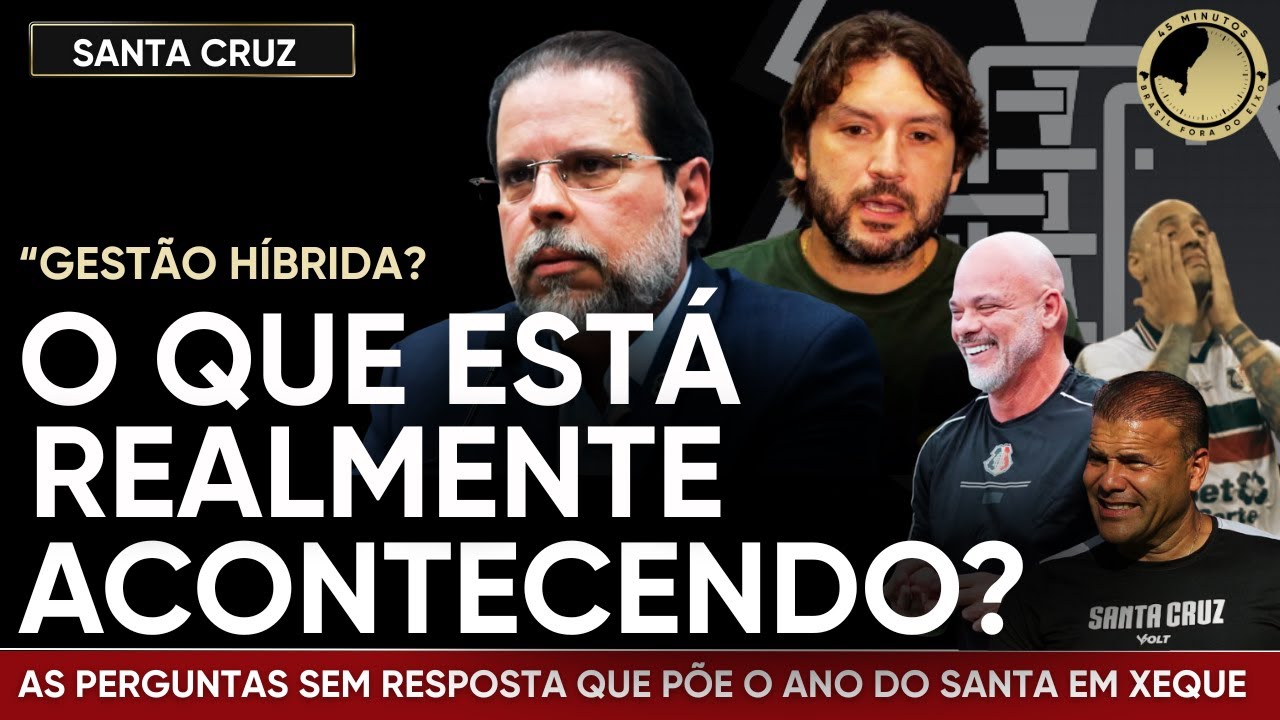 A INCERTEZA VOLTOU AO SANTA CRUZ. SALÁRIOS ATRASADOS, SAF 