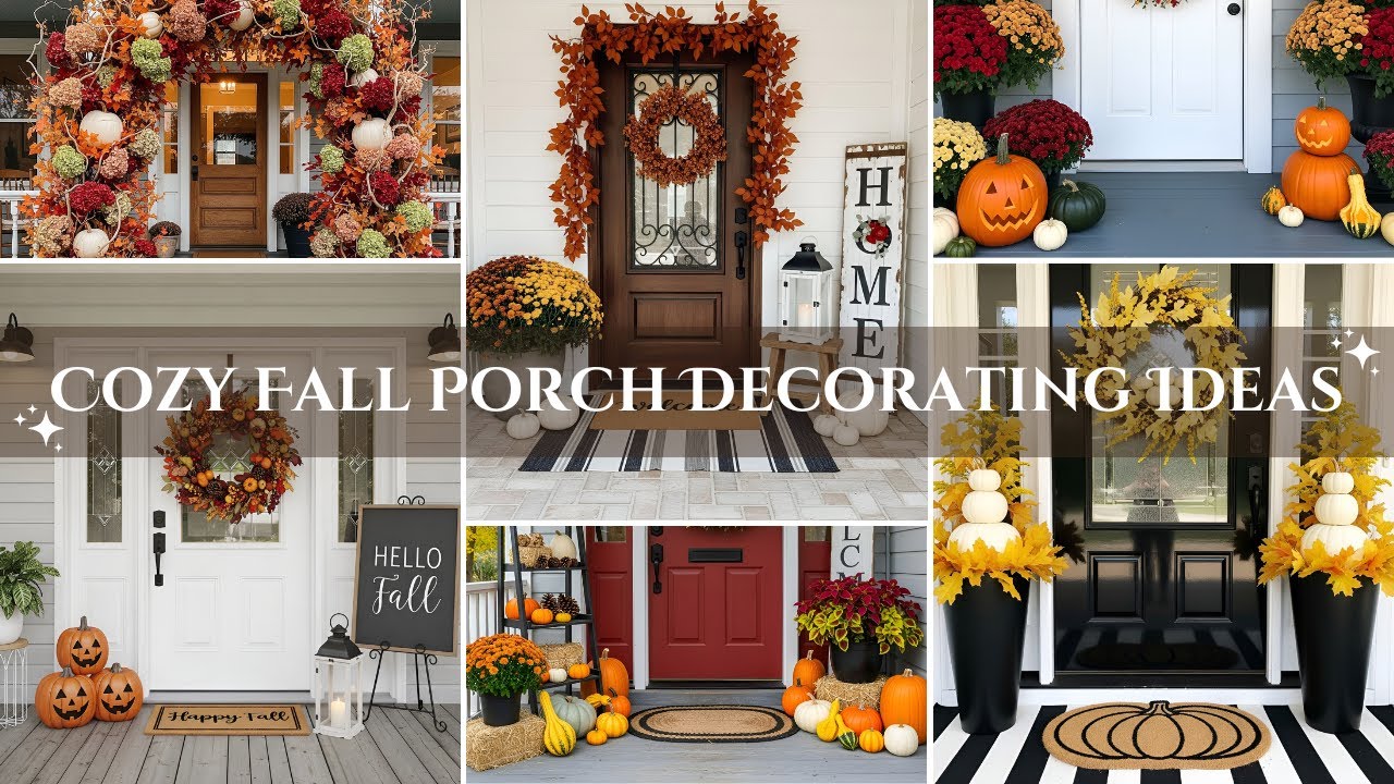 Fall Front Door Decor Ideas 2025 Cozy & Stylish