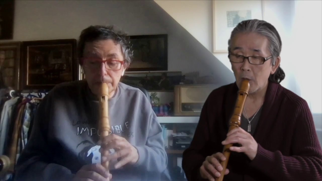 A. Vivaldi, Concerto per Flautino RV 443 1/3 Allegro,  set for 2 alto recorders