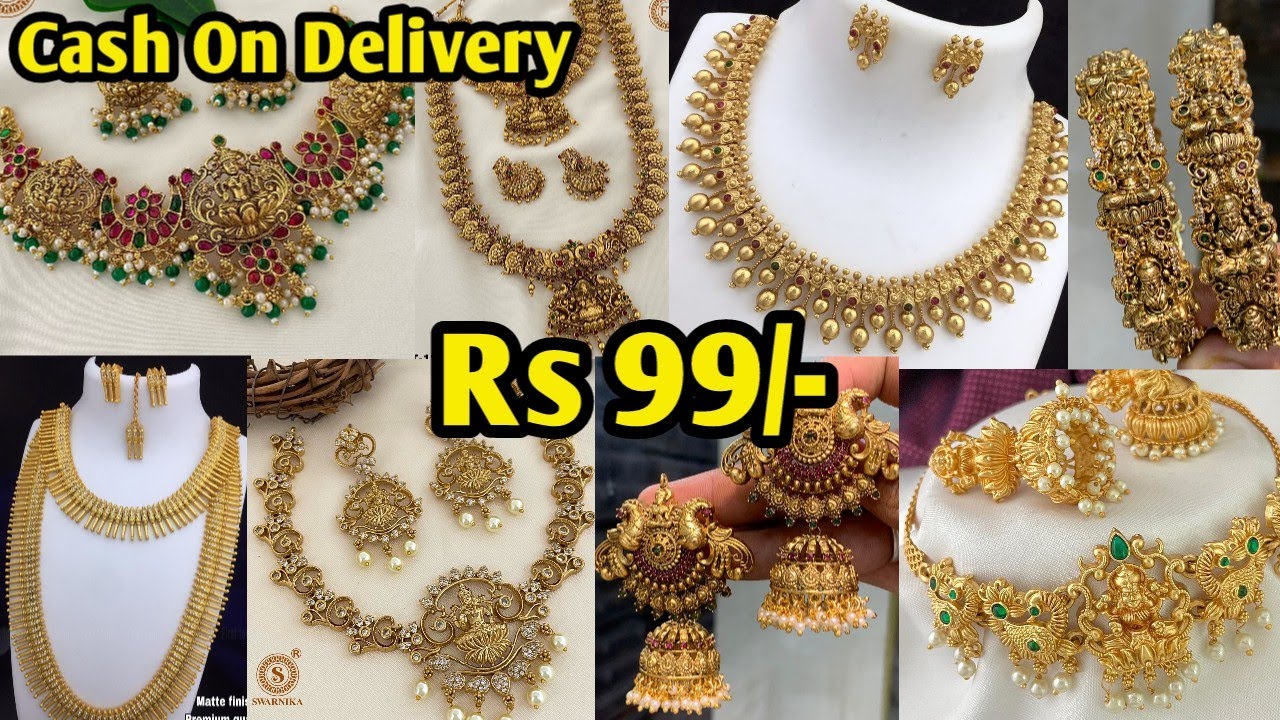 ‼️ Rs 99/- Cash on Delivery ‼️ Premium Quality Imitation Jewellery |