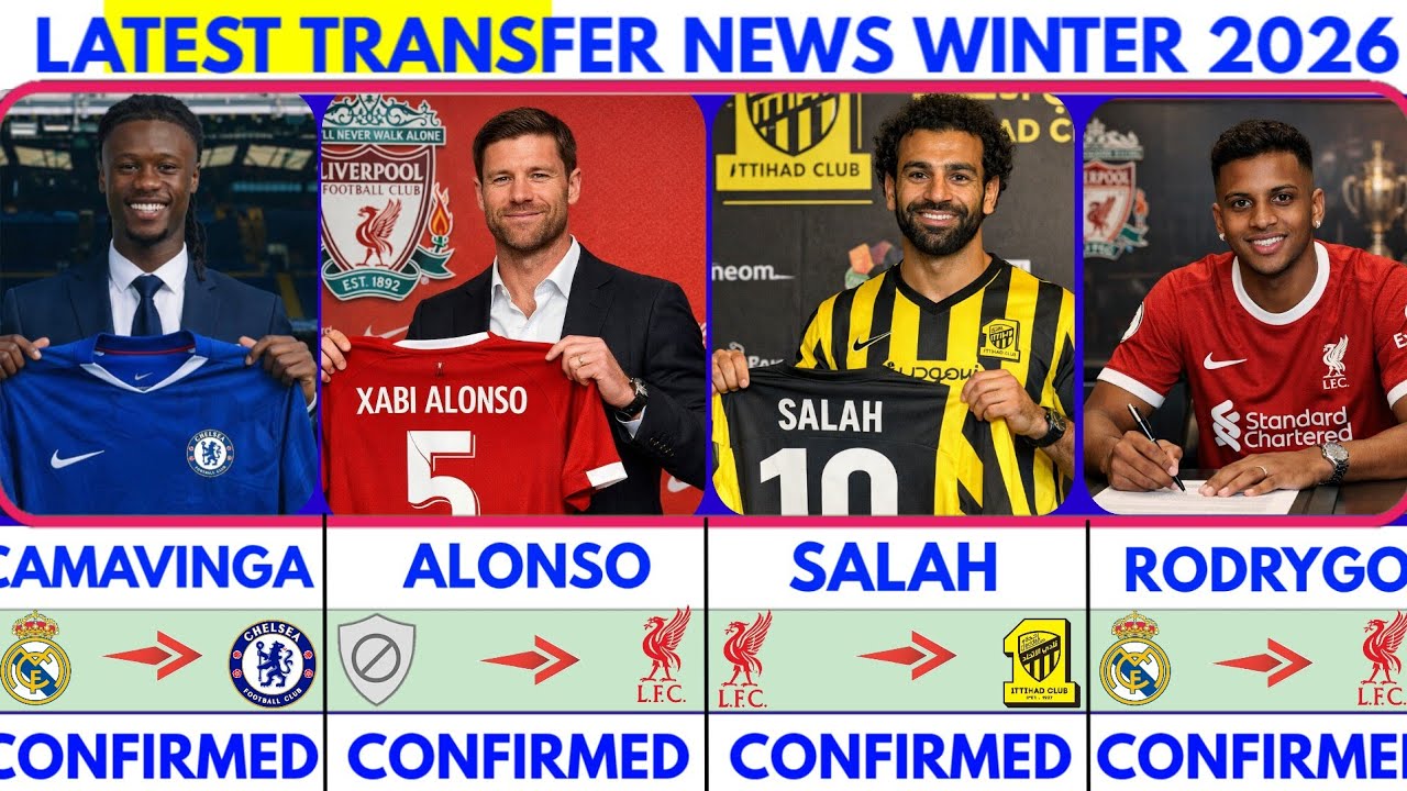 🚨LATEST CONFIRMED TRANSFER NEWS AND RUMOURS TRANSFER NEWS 2026|Alonso to liverpool🔥 Salah to ittihad