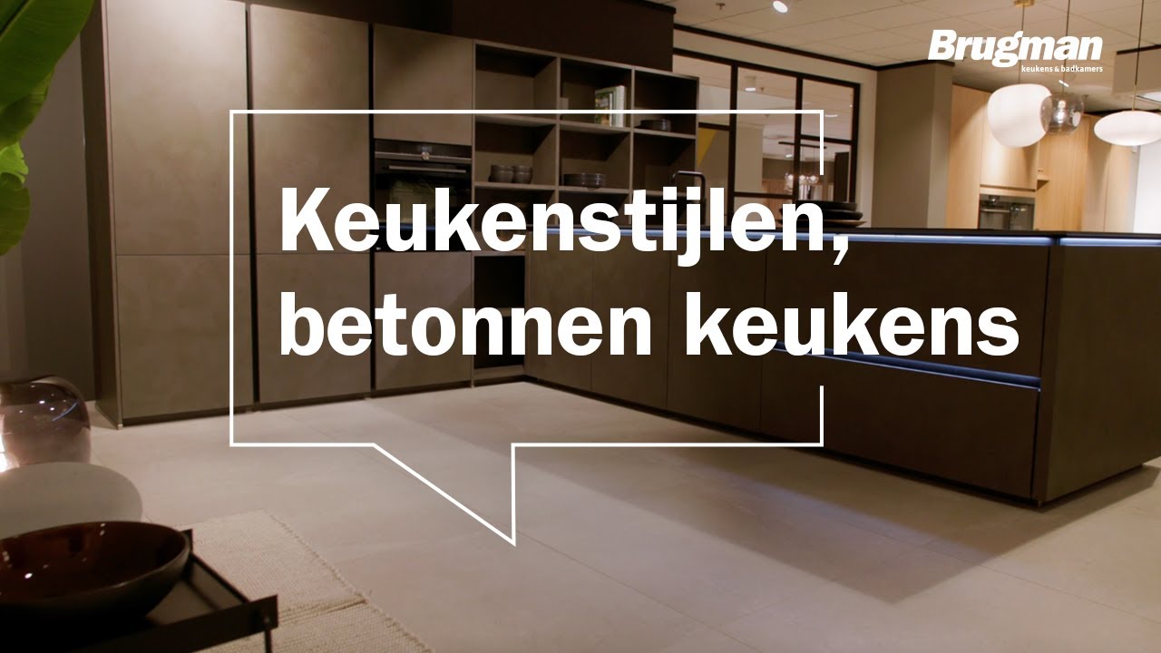 Betonnen keukens | Brugman keukens & badkamers | Keukenstijlen