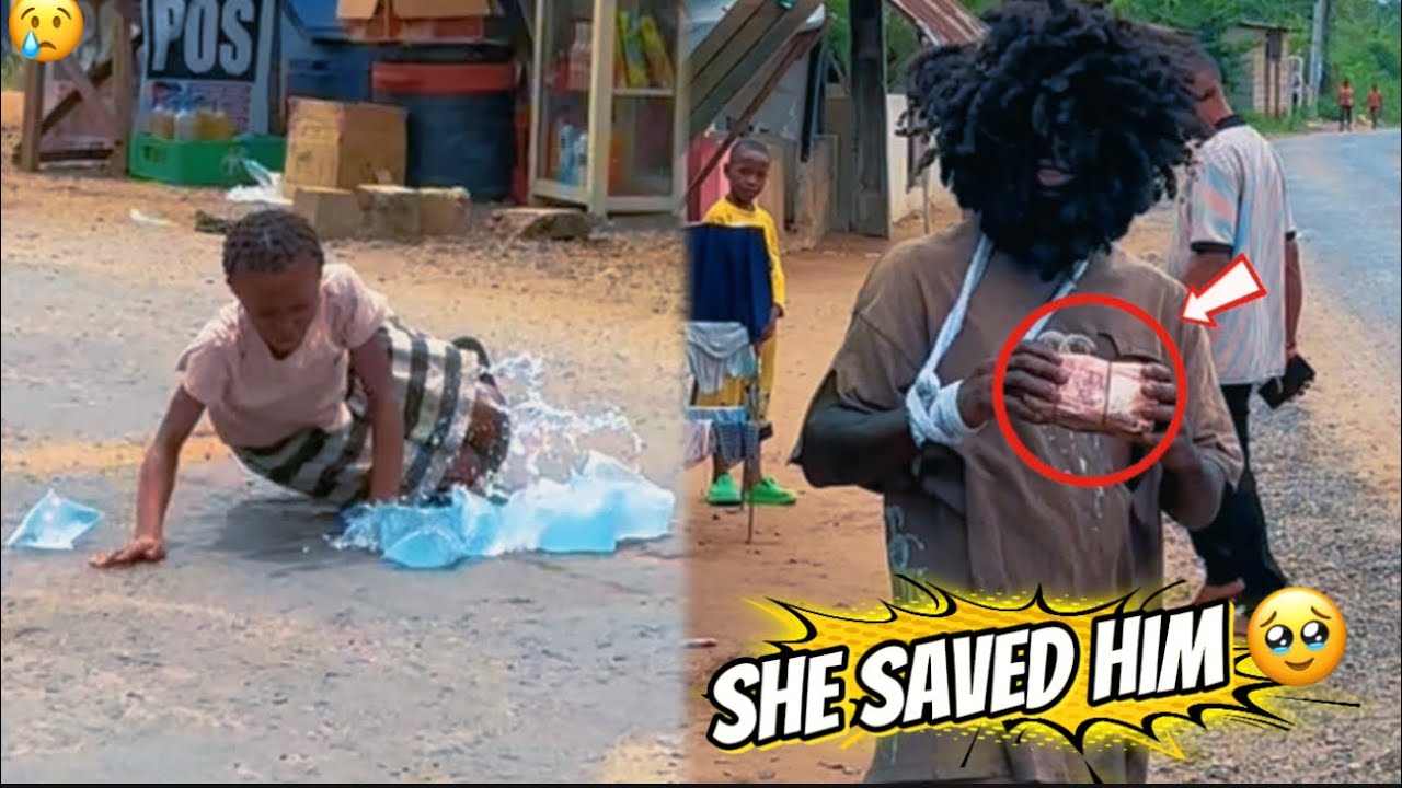 SHE DROPPED EVERYTHING TO HELP HIM&hellip; THEN THE UNEXPECTED HAPPENED #kindness #usa #socialexperiment 