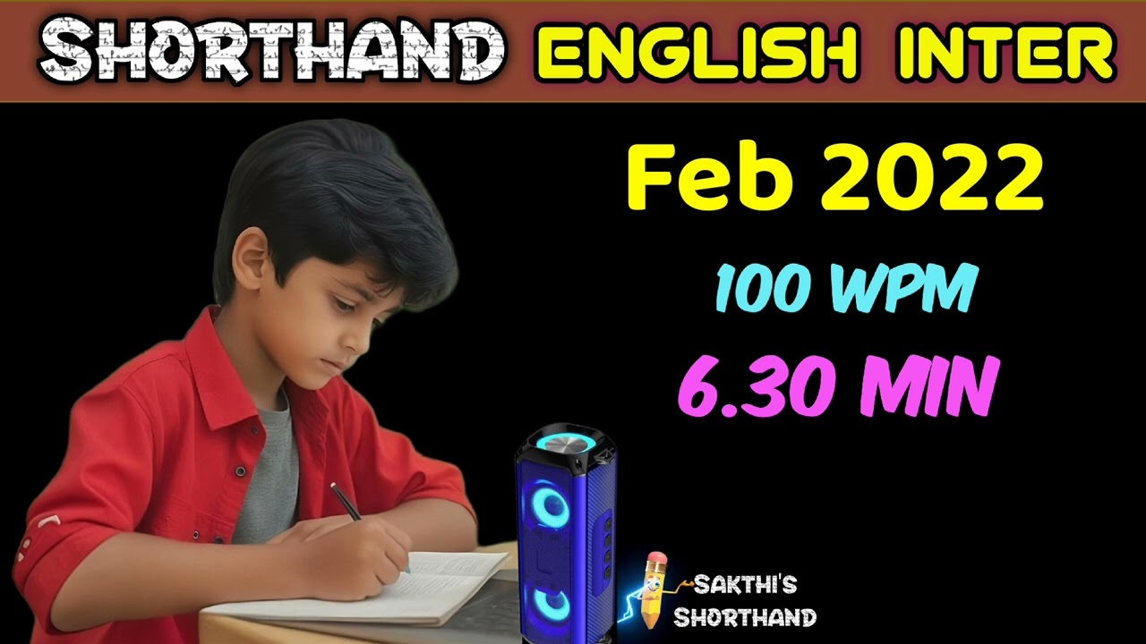 English inter Feb 2022 ✍️ 100 WPM 🏇 6.30 Min