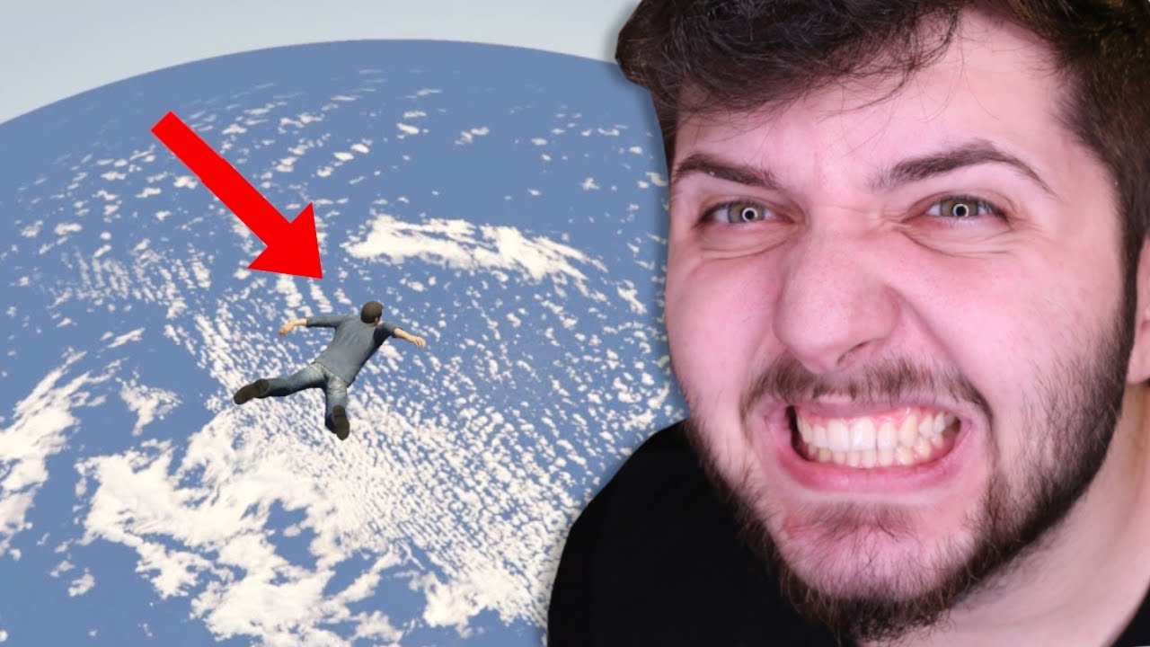PARAŞÜTSÜZ UZAYDAN HAVUZA ATLAMAK (GTA 5 CHALLENGE)