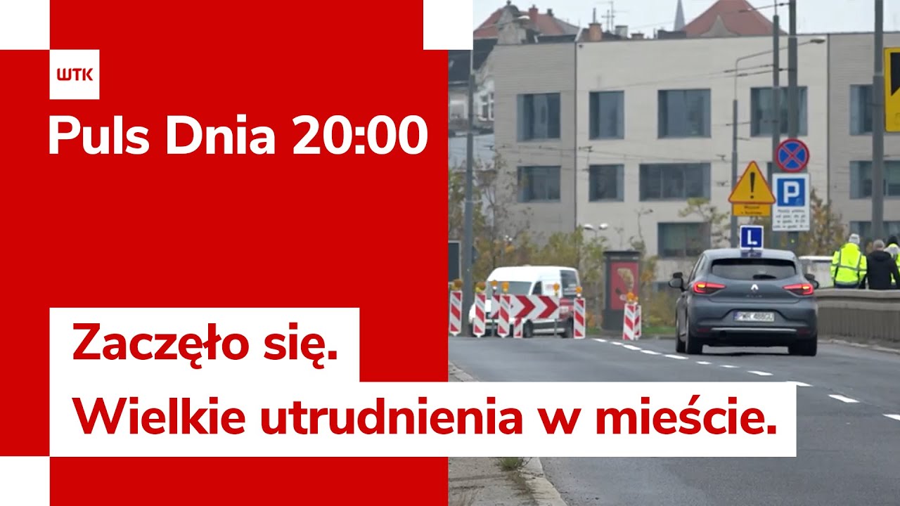 Zaczęło się! Wielkie utrudnienia w mieście. Ruszyła przebudowa Mostu Chrobrego.