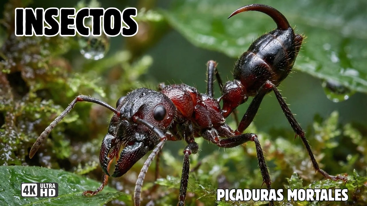 Top 7 INSECTOS Con Las PICADURAS Mas DOLOROSAS Del PLANETA | DOCUMENTAL Parte 1