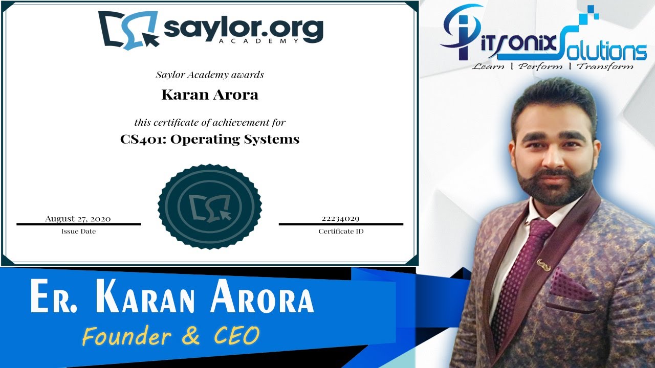 Saylor Academy Free Online Courses with Certificate - College/University 100+ Certified Courses