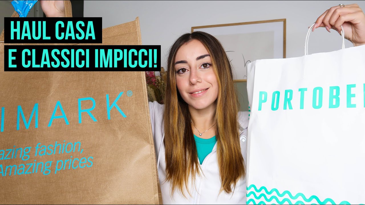 HAUL PER LA CASA E CLASSICI IMPICCI!! | Primark e Portobello 🛍