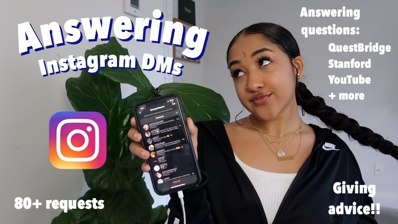 Answering my Instagram DMs! Questions about Stanford, QuestBridge, YouTube, and more