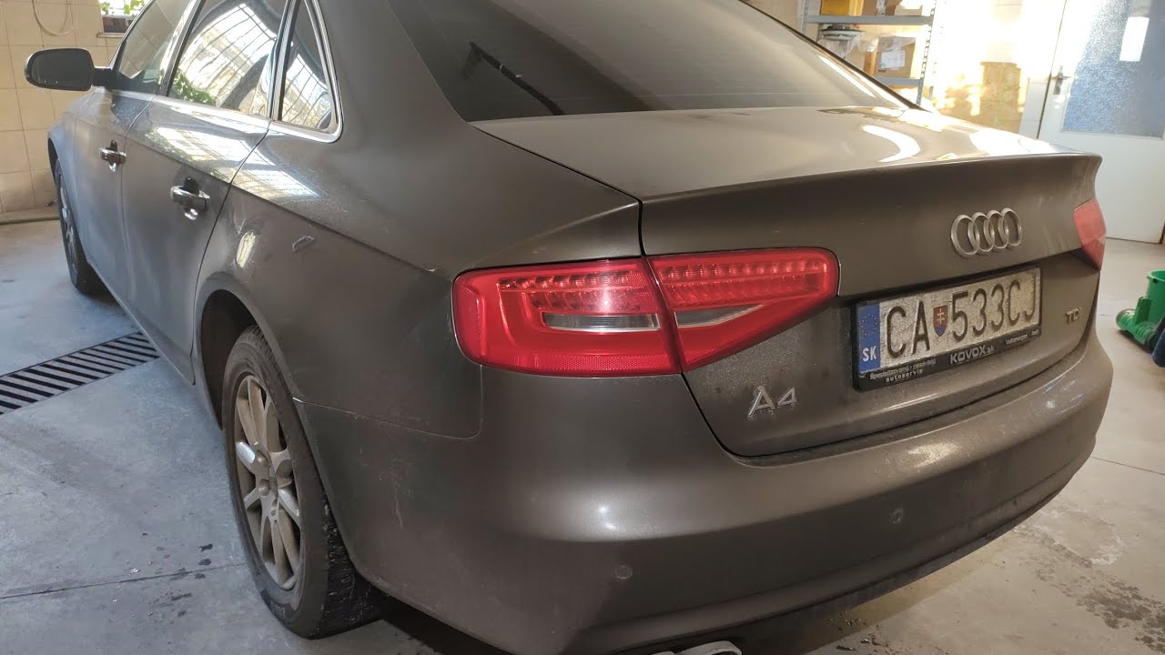 Audi - očista exteri&eacute;r + interi&eacute;r