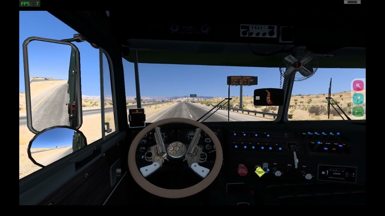 On my way to Madison with the Kenworth 357 , old school rules 