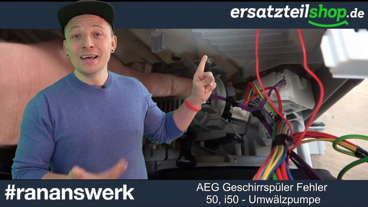 AEG Geschirrspüler Fehler 50, i50   Umwälzpumpe