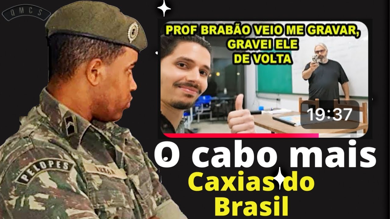 Cabo Reagindo a Professor Valentão que se Acha GENERAL (Wilker Leão)