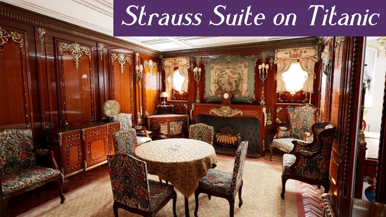 Touring Titanic's Strauss Suite | Titanic Honor & Glory Demo 401