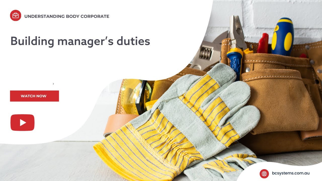 Building Manager's Duties