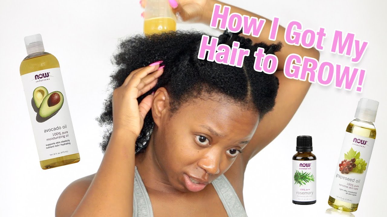 How I Got My Hair To Grow Hot Oil Pre Pooing With Oils