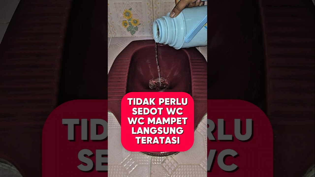TIDAK PERLU SEDOT WC WC MAMPET LANGSUNG TERATASI !!! 