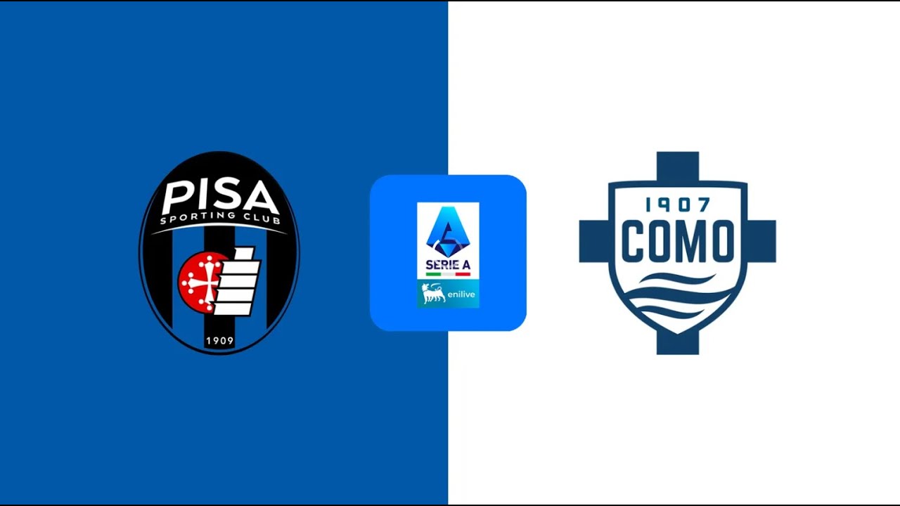 PISA vs COMO 🔴DIRETTA LIVE  SERIE A LIVE TELECRONACA STATISTICHE & PARTITA LIVE