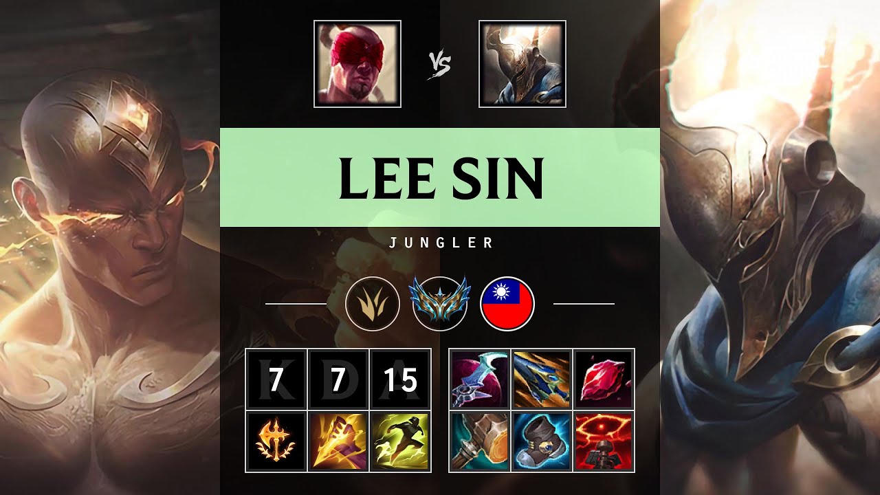 Lee Sin Jungle vs Pantheon - TW Challenger Patch 25.17
