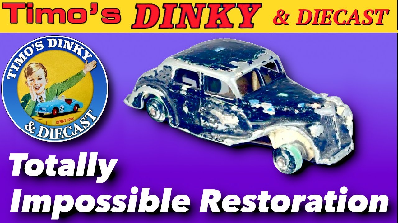 Impossible Dinky Riley Basket Case Restoration #Dinky #Corgi #diecast