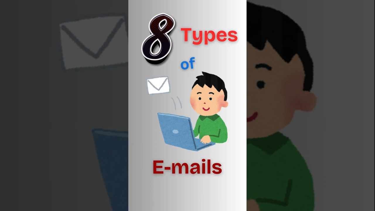 8 types of Emails #emails