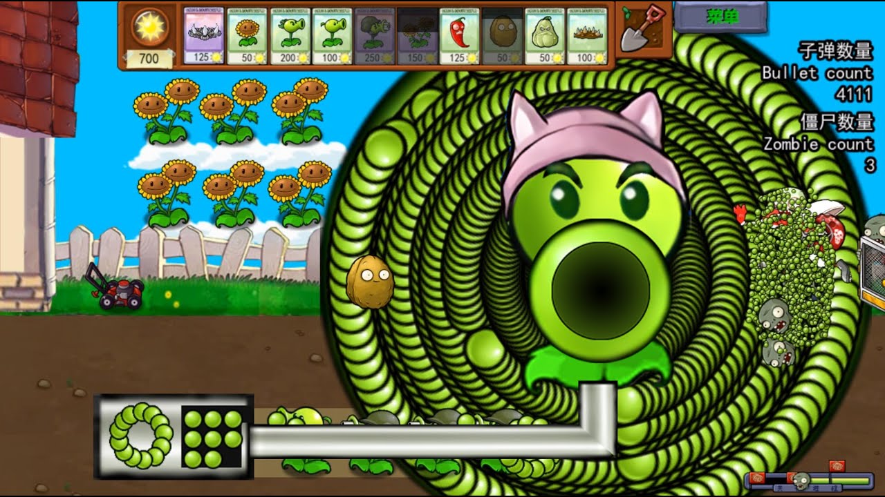 Strongest Fusion Plant. 385 Plants Vs. Zombies PvZ Plus pvz funny moments