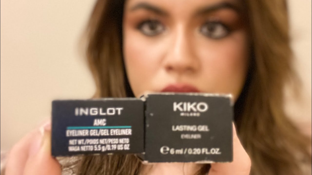 مقارنة افضل كحل اسود فاحم انجلوت و كيكو ايلاينر /Blackest black eyeliner comparison inglot vs kiko