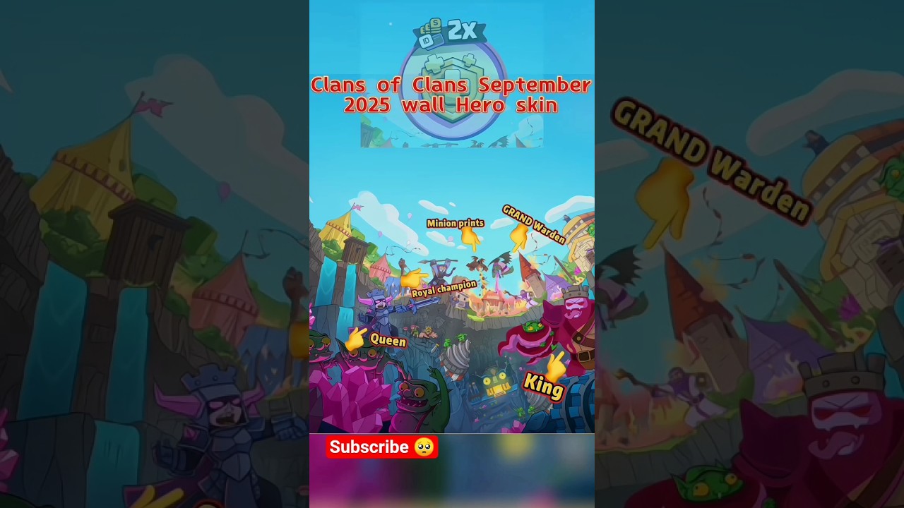 September Gold Pass & Hero Skin FULL Reveal! Clash of Clans 2025
