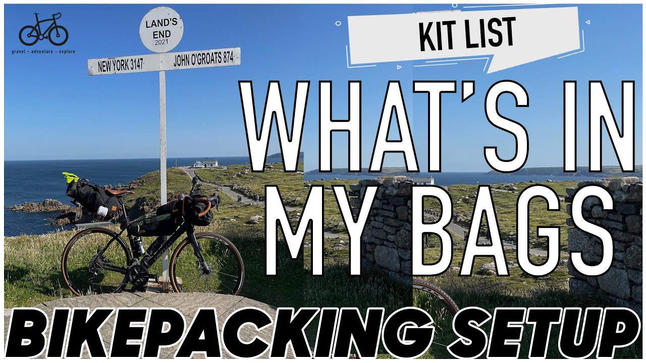 MY 9 DAY BIKEPACKING KIT SETUP - CYCLING ACROSS THE COUNTRY